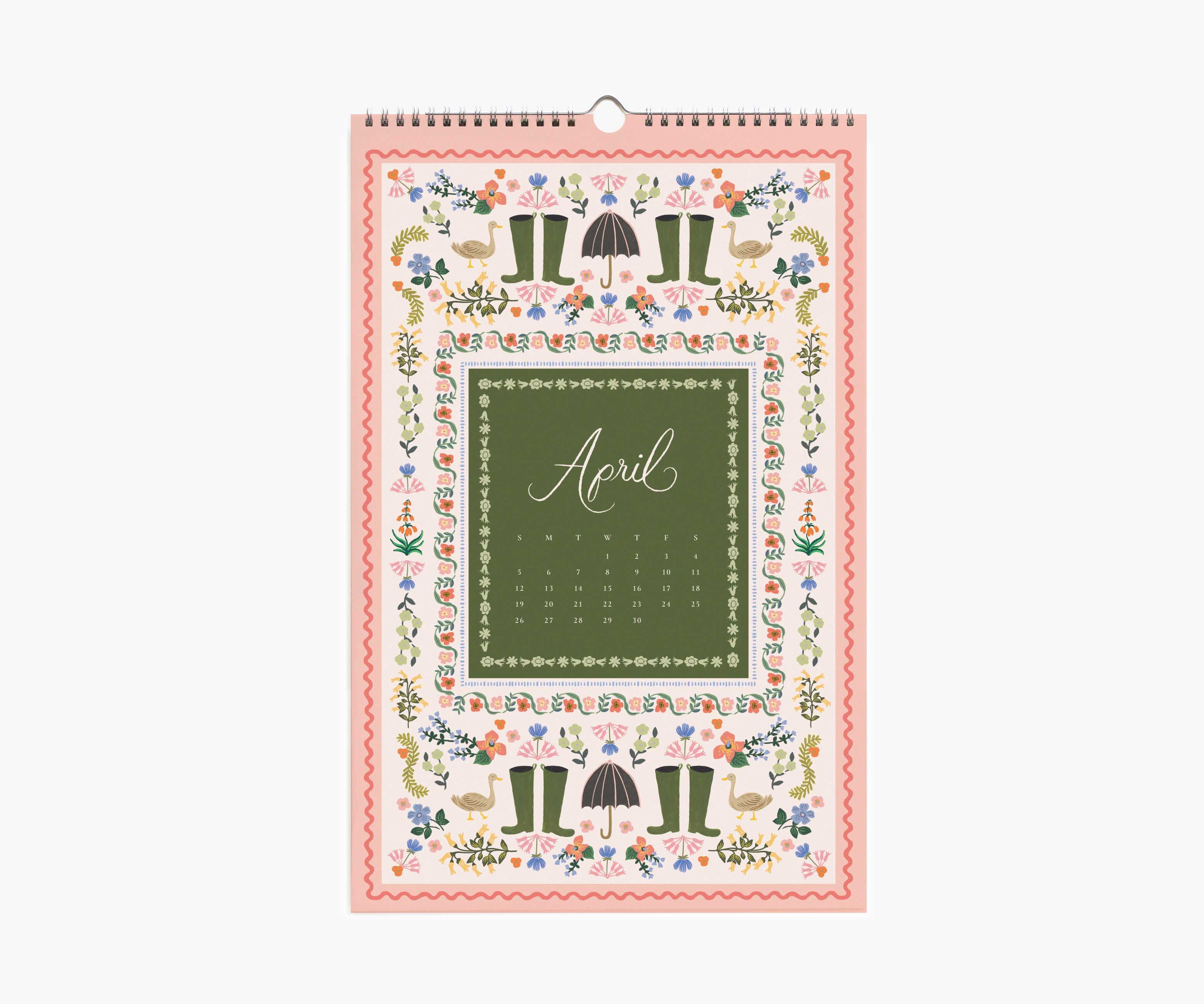 2026 Wall Calendar - Flora